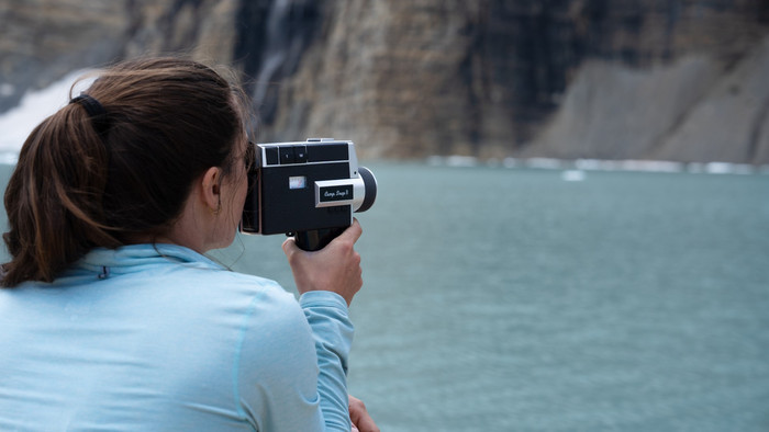 Camp Snap CS-8 Digital Video Camera product in use