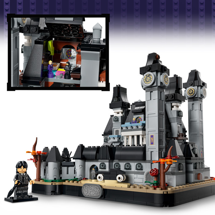 LEGO Wednesday Nevermore Academy 76788 detail