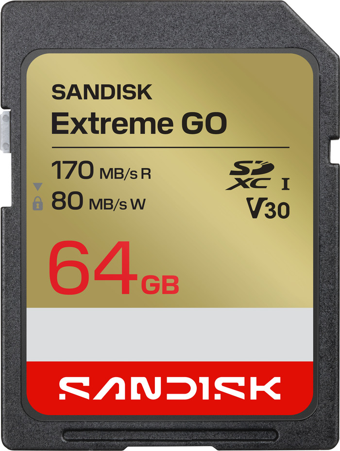 SANDISK Extreme GO SDXC 64GB 80 MB/s Main Image