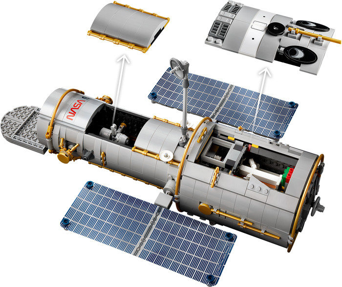 LEGO Icons Hubble-Weltraumteleskop 11382 detail