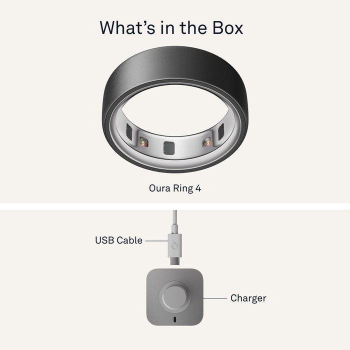 Oura Ring 4 Size 10 Gray visual supplier