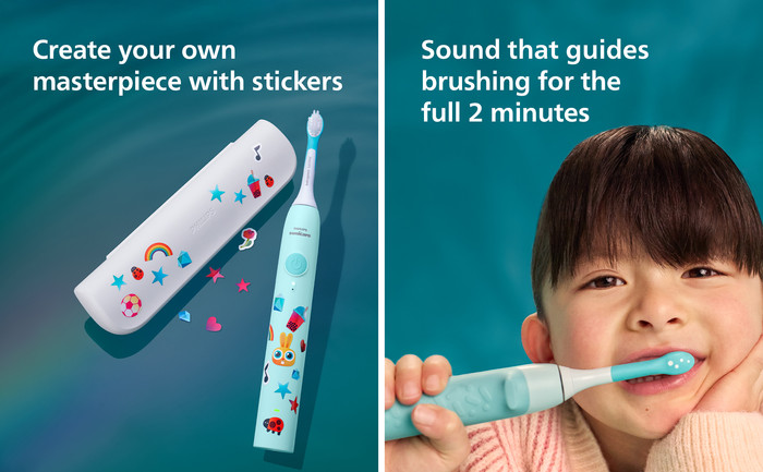Philips Sonicare For Kids 3+ HX6500/23 Blau visueller lieferant