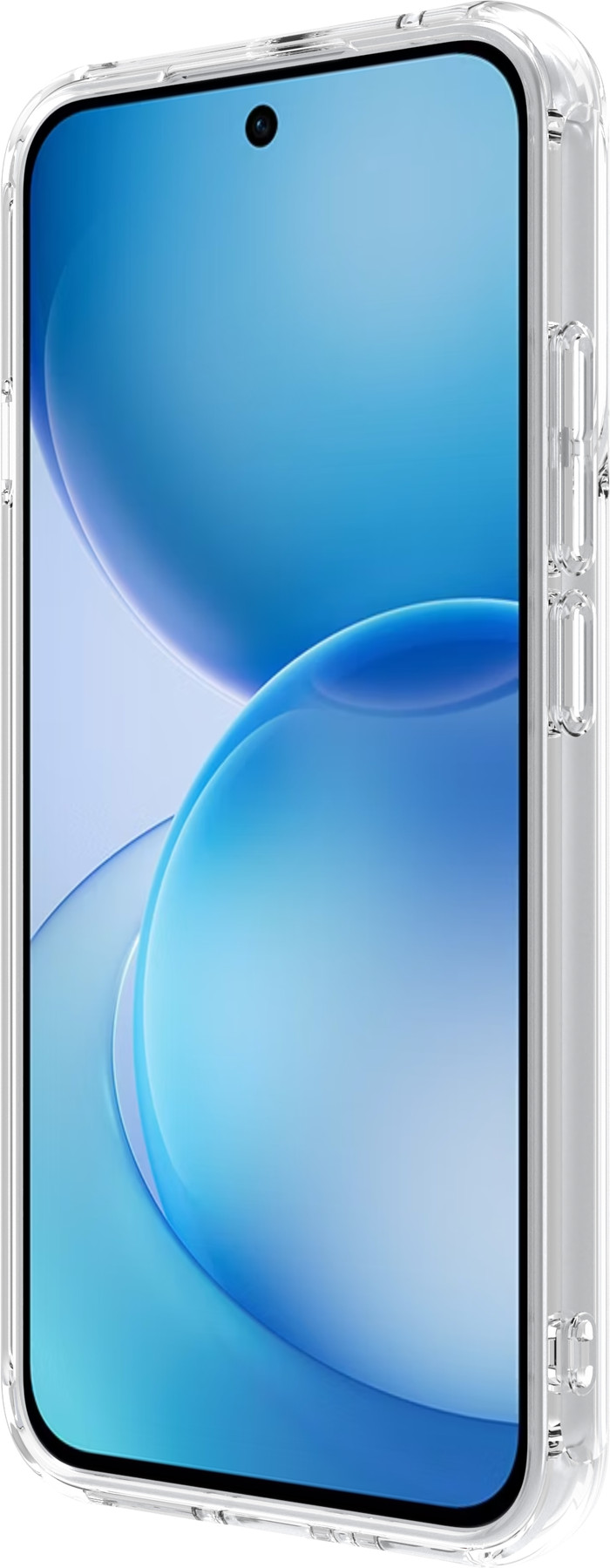 BlueBuilt Protective Back Cover OPPO Reno16 F Transparent left side