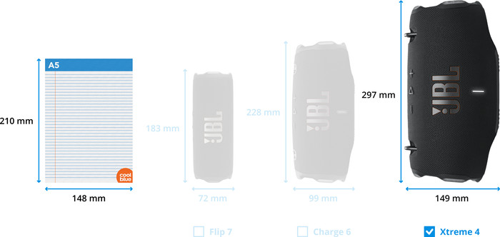 JBL Xtreme 4 Blau visuelles Coolblue 1