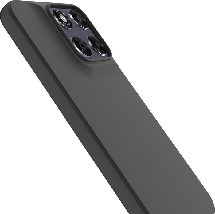 Just in Case Soft Design Motorola Moto G67 / G77 / G87 Backcover Schwarz rechte seite