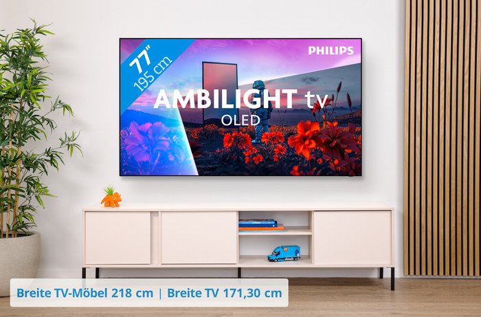 Philips Ambilight 77 Zoll OLED811 (2026) visuelles Coolblue 1