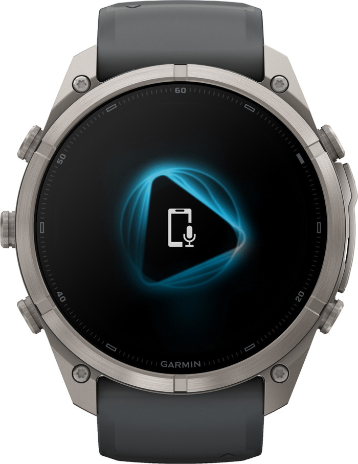 Garmin Fenix 9 Pro Schwarz LTE 51 mm vorne