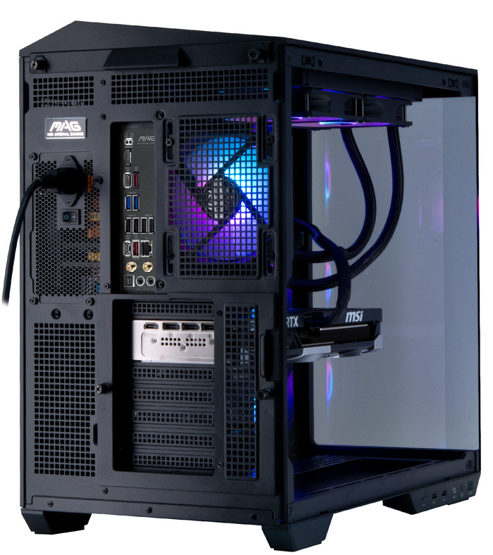 Cobalt x POWERED BY MSI - Tier 3 - RTX 5080 - Ryzen 7 9800X3D - 32GB - 2TB SSD back