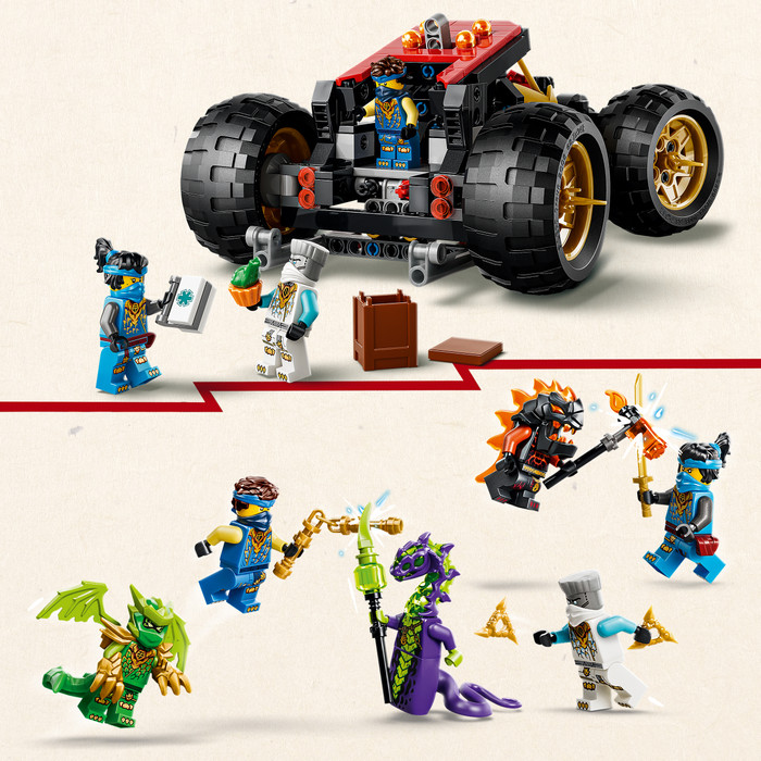 LEGO Ninjago Wüstensegler 71869 produkt in gebrauch