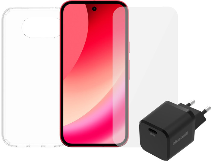 Google Pixel 10a 128GB Rot 5G + Komplettes Zubehörset Main Image