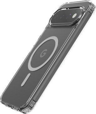 Just in Case Google Pixel 11 / 11 Pro Backcover mit Magnet Transparent rechte seite