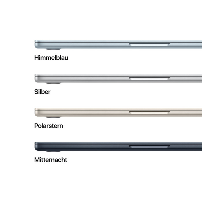 Apple MacBook Air 13 inches (2026) M5 (10 CPU/10 GPU) 16GB/1TB Silver QWERTZ visual supplier
