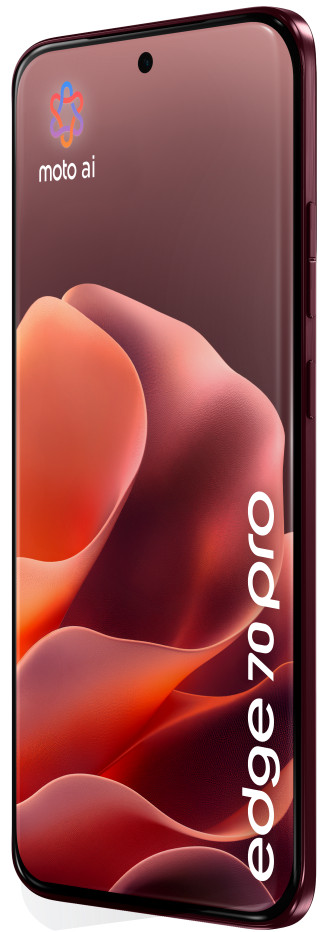 Motorola Edge 70 Pro 256GB Rot 5G vorne