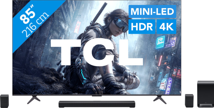 TCL QD Mini LED 85" T8D (2026) + TCL S65K Main Image