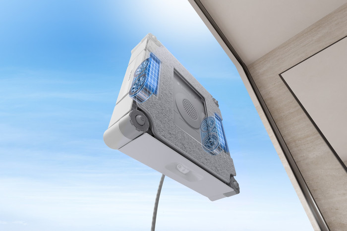 Ecovacs WINBOT W2S Pro Omni product in use