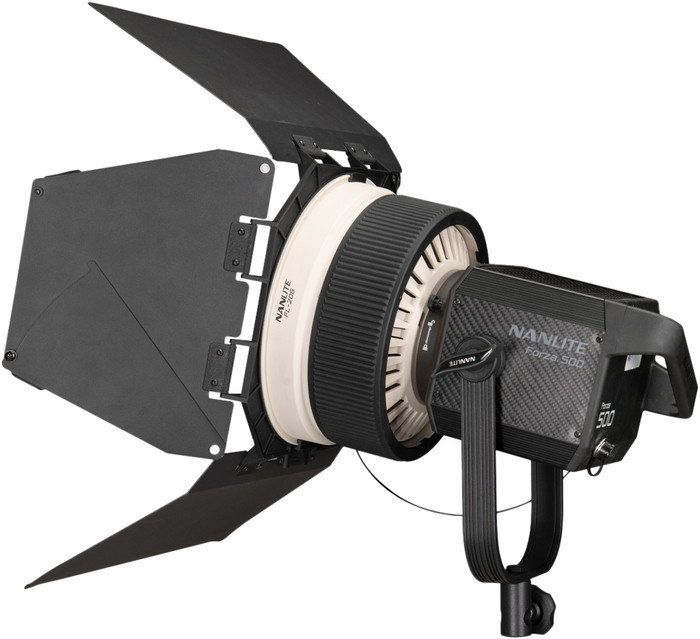 Nanlite FL-20G Fresnel Lens with Barndoors (Bowens mount) back