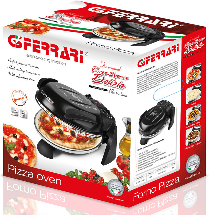 Ferrari Pizza oven Delizia Black null
