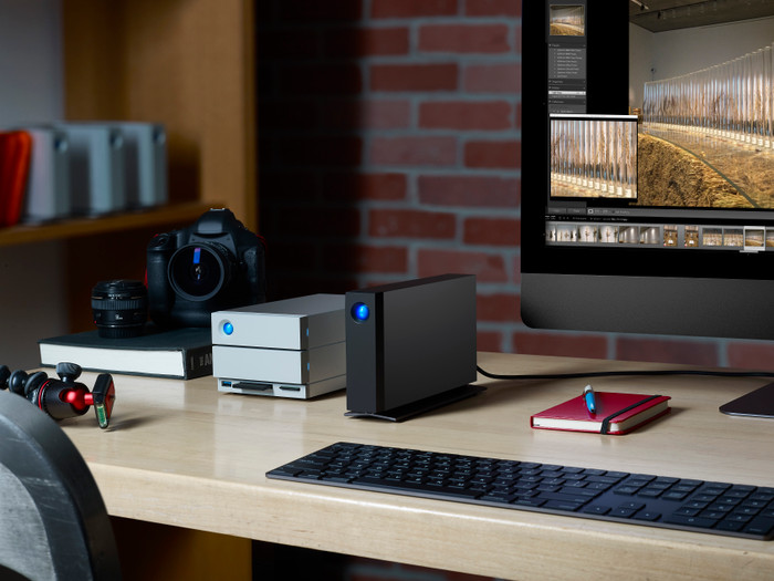 LaCie d2 Professional USB-C 10 TB produkt in gebrauch