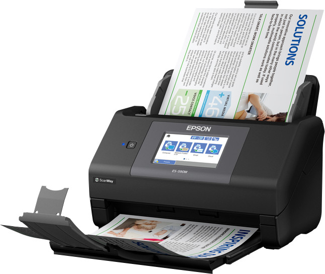 Epson WorkForce ES-590W product in use