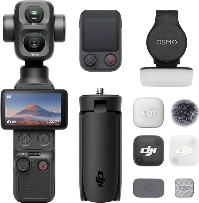 DJI Osmo Pocket 4P (Pro) Creator Combo Black Main Image