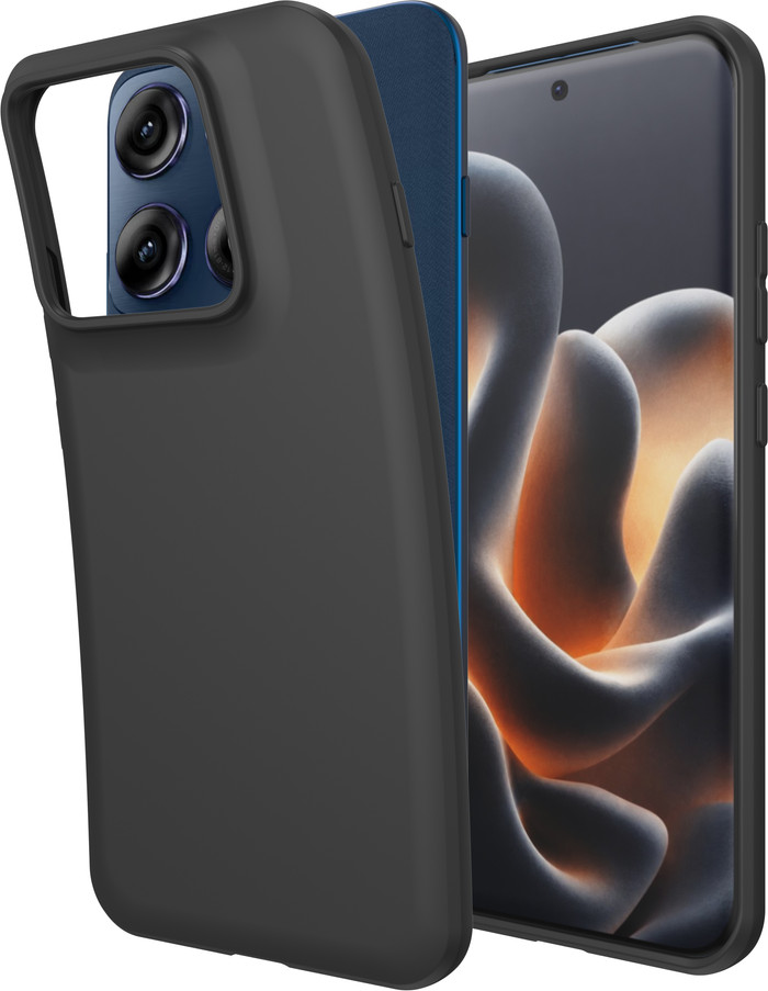 Just in Case Soft Design Motorola Edge 70 Pro Back Cover Black left side
