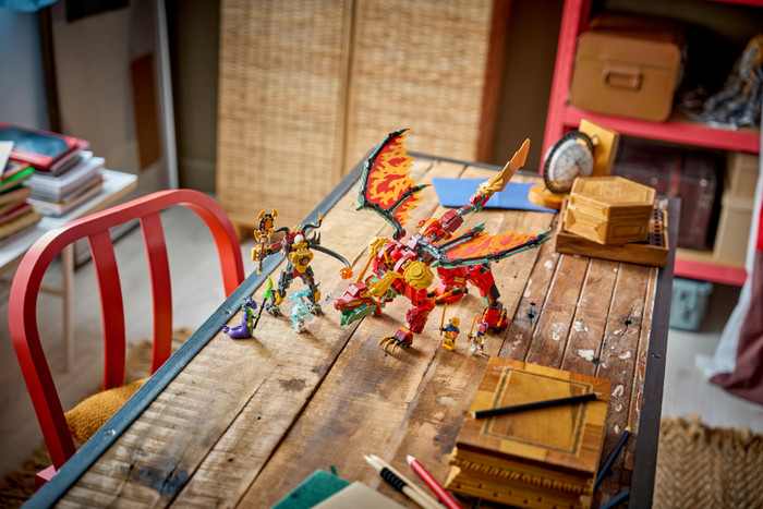 LEGO Ninjago Wyldfyres Drachenmech 71868 produkt in gebrauch