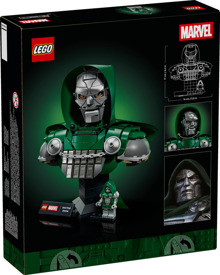 LEGO Marvel Doctor Doom Büste 76345 verpackung