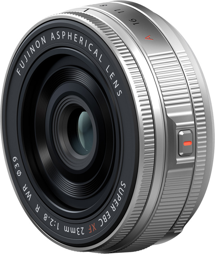 Fujifilm XF 23mm f/2.8 R WR Silber rechte seite