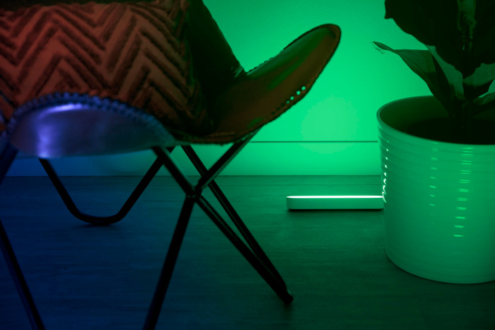 Philips Hue Play Lightbar White & Color Weiß Erweiterung produkt in gebrauch