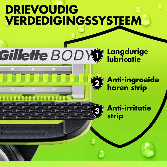 GilletteLabs Body Refill Blades (12 pieces) detail