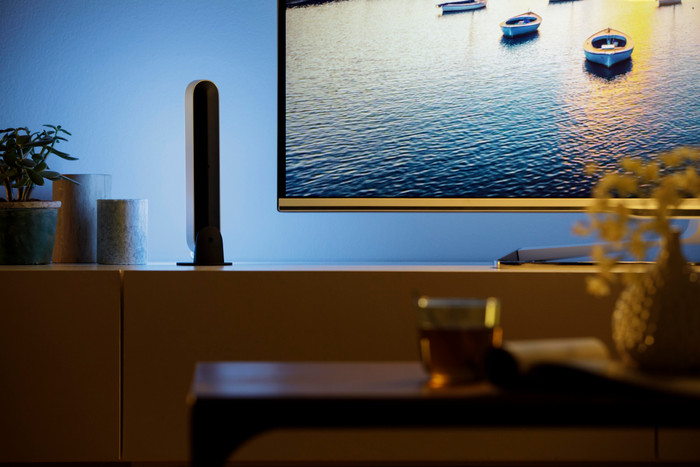Philips Hue Play Lightbar White & Color Schwarz Einzelpack produkt in gebrauch