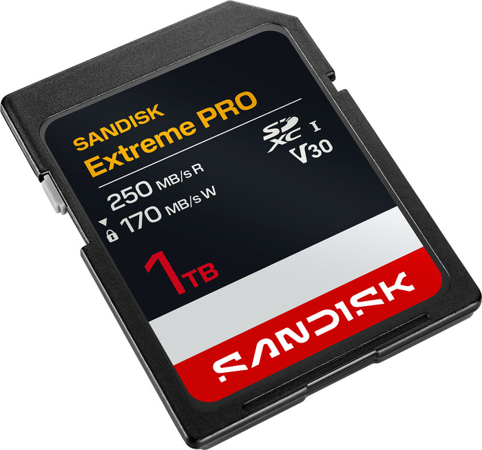 SANDISK Extreme PRO SDXC 1TB 170 MB/s vorne