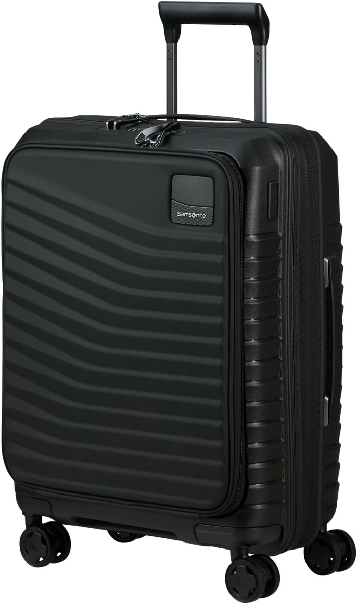 Samsonite Intuo Spinner Easy Access Expandable 55 cm Black vorne