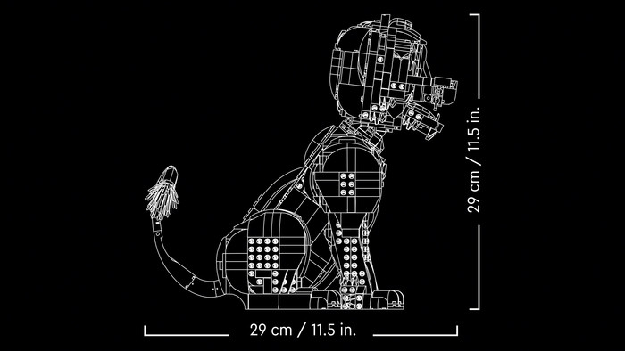 LEGO Disney Simba, der junge König der Löwen 43247 detail