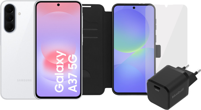 Samsung Galaxy A37 128GB Weiß 5G + Komplettes Zubehörset Main Image