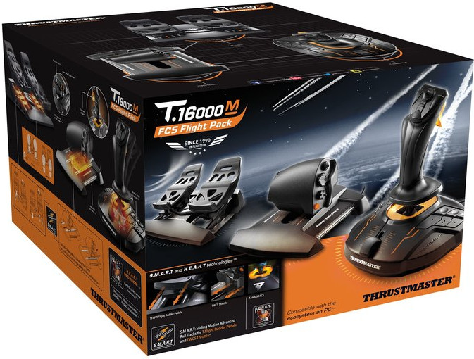Thrustmaster T.16000M FCS Hotas Flight Pack verpackung