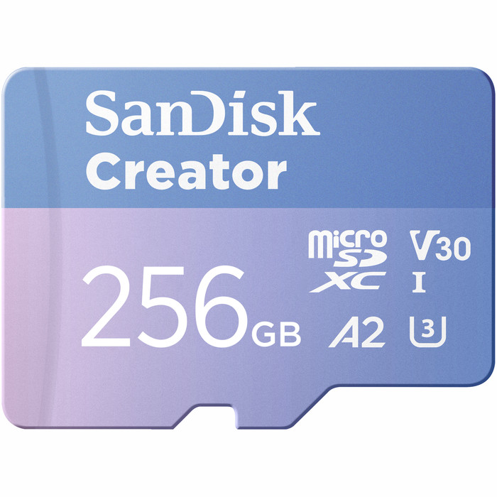 SANDISK microSDXC Creator 256GB 130 MB/s Main Image