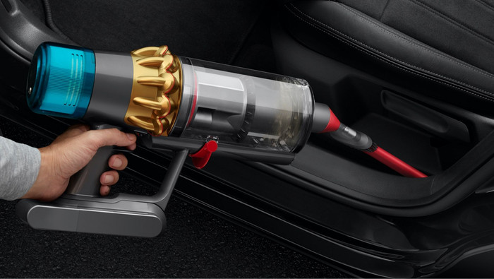 Dyson Detail Cleaning Kit product in use