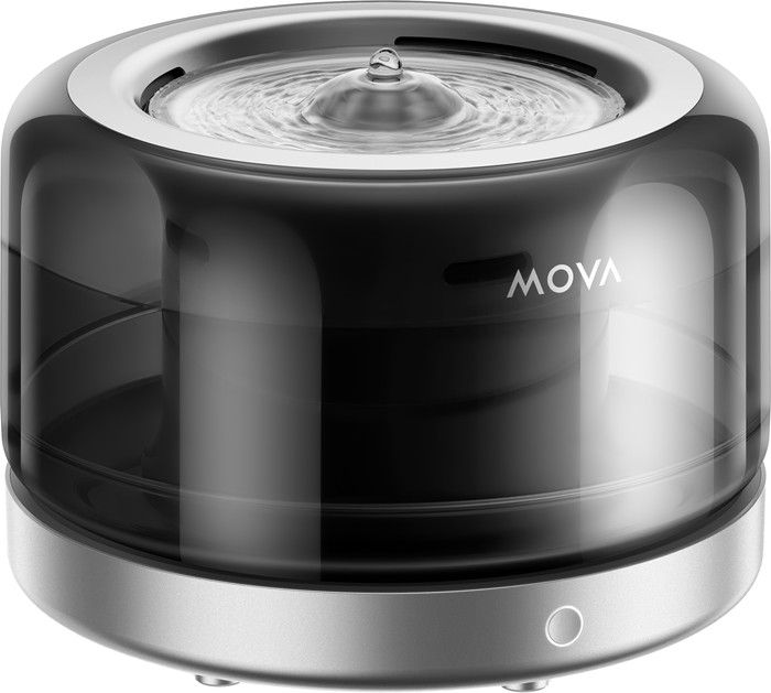 Mova Trinkbrunnen WF20 Pro Schwarz rechte seite