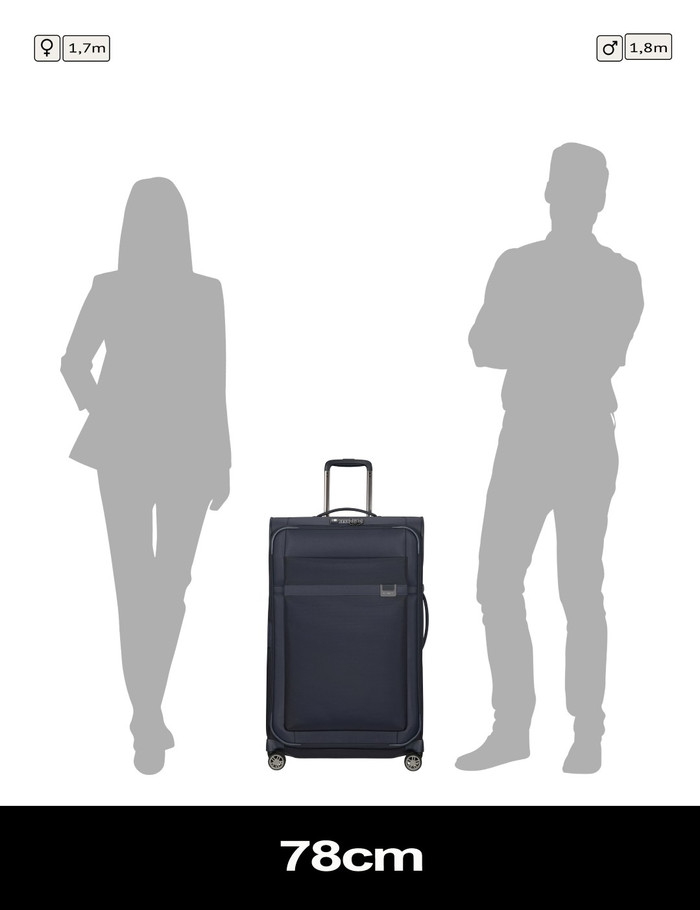 Samsonite Airea Spinner Expandable 78 cm Blue visueller lieferant