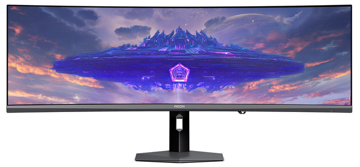 AOC AGON PRO AGP497UCZD QD-OLED Curved vorne