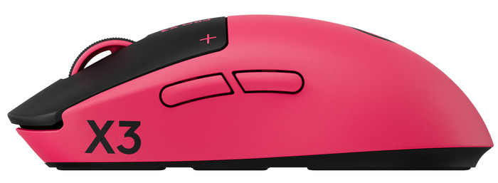Logitech G PRO X3 SUPERSTRIKE LIGHTSPEED Rosa rechte seite