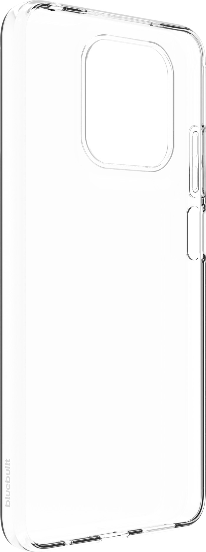 BlueBuilt Motorola Moto G17 / G17 Power Backcover Transparent rechte seite