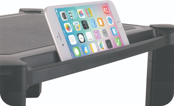 Neomounts by Newstar NMONITOR20 Monitorständer Schwarz produkt in gebrauch