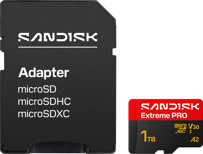 SANDISK Extreme PRO microSDXC 1TB 170MB/s top