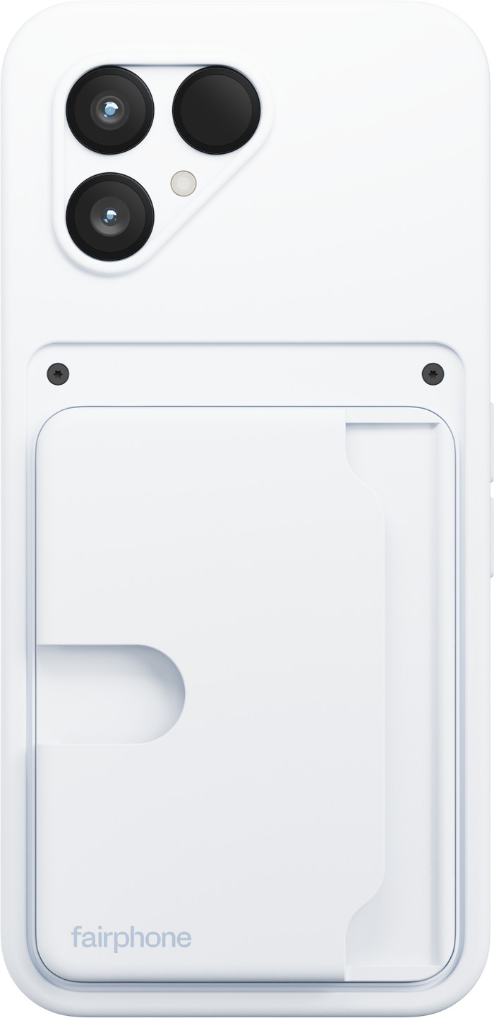 Fairphone Card Wallet for the Fairphone 6 White product in use