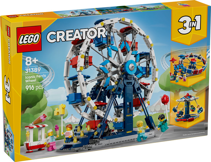 LEGO Creator 3-in-1-Sets Legendäres Riesenrad 31389 verpackung