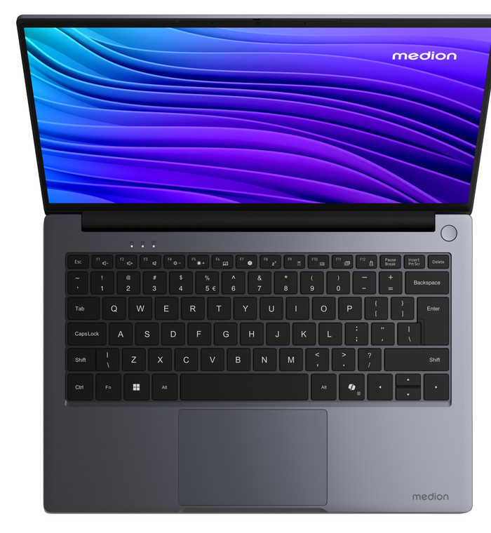 Medion Avantum 14 E1e (600036) - 14" - Intel Celeron N4500 - 8GB RAM/128GB Flash oberseite