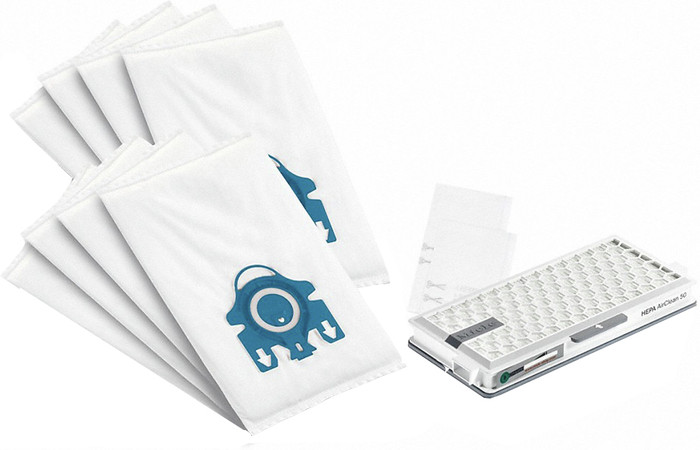 Miele XL Pack HyClean 3D GN + HEPA Filter (8 units) front