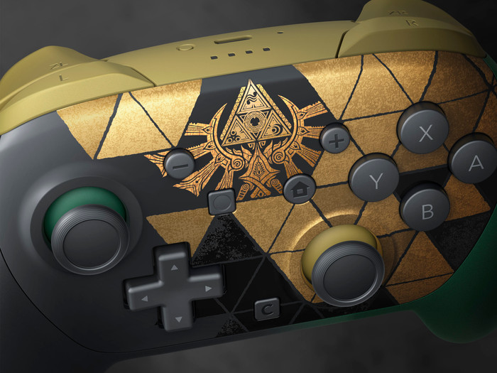 Nintendo Switch 2 Pro Controller The Legend of Zelda Edition zum 40. Jubiläum detail
